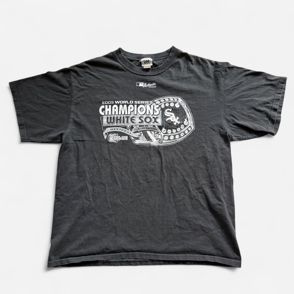 Vintage Y2K 2005 World Series White Sox Champions T-shirt Size XL